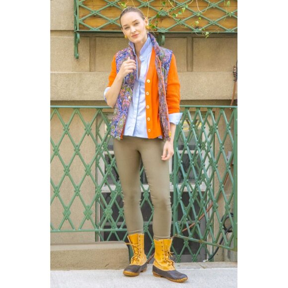 Gretchen Scott Designs Orange Cardigan - Picture 5 of 5